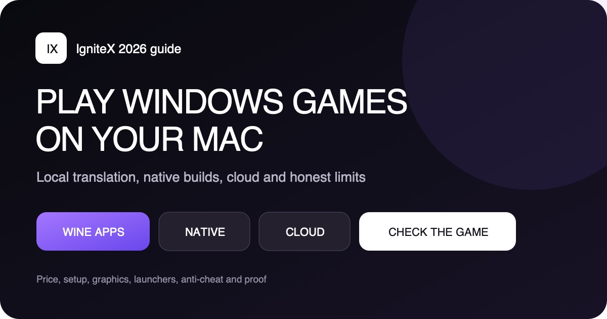 Windows game graphics translated for an Apple Silicon Mac